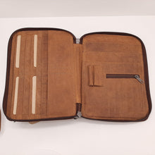 Load image into Gallery viewer, Adrian Klis Buffalo Leather 3 Way Wallet Bag Organizer Case #2323