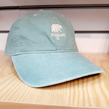 Load image into Gallery viewer, Adult Okanagan BC Bear Embroidered Cap Mint Green
