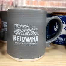 Load image into Gallery viewer, Kelowna Clay Mug Vine Yard Image Ash Gray
