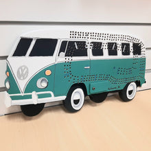 Load image into Gallery viewer, Cribbage Board Volkswagen Bus Handcrafted in BC by Andrew Riddle
