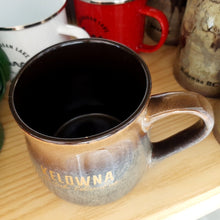 Load image into Gallery viewer, Big 2-tone Kelowna Mug Brown X Dark Gray
