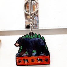 Load image into Gallery viewer, Bear Thick Coated Kelowna Keychain
