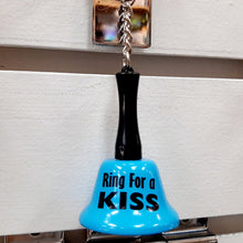 Load image into Gallery viewer, Bell Ring For A Kiss Kelowna Keychain Blue
