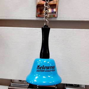 Bell Ring For A Kiss Kelowna Keychain Blue