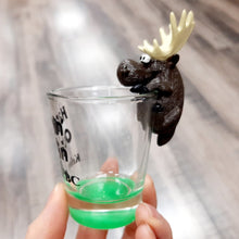 Load image into Gallery viewer, Hangin&#39; Out in Kelowna Moose Shot Glass
