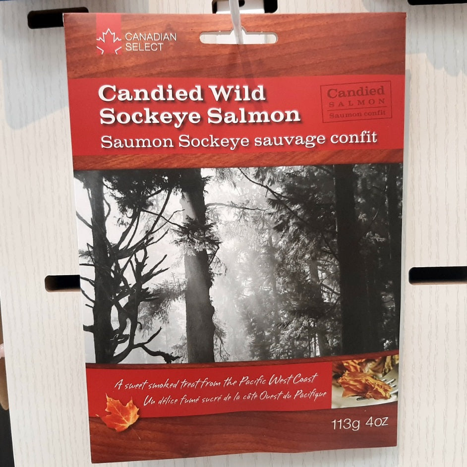 Candied Wild Sockeye Salmon 113g