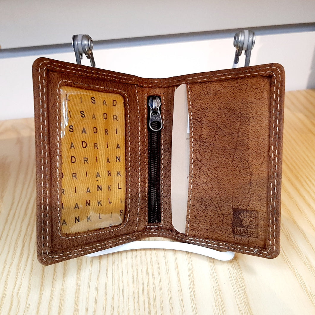 Adrian Klis Buffalo Leather Wallet Purse Card Holder #220