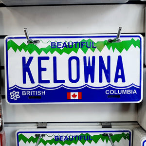 Kelowna License Plate