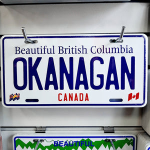 Okanagan License Plate