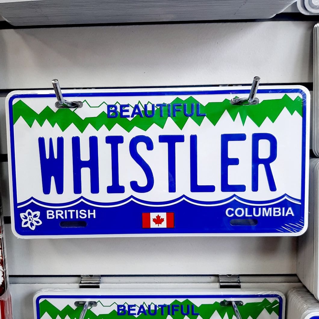 Whistler British Columbia License Plateのコピー