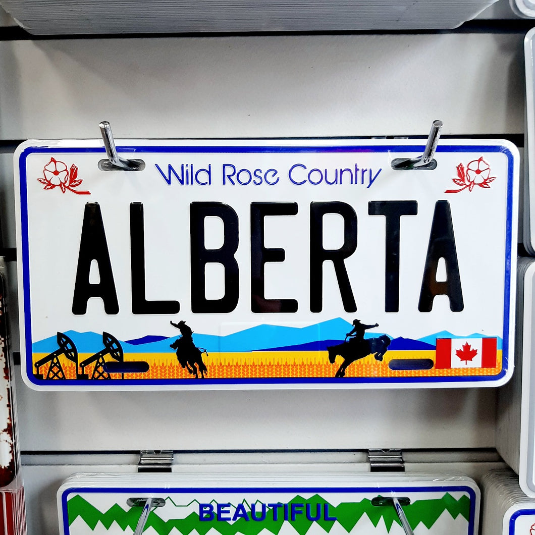 Alberta Tin License Plate