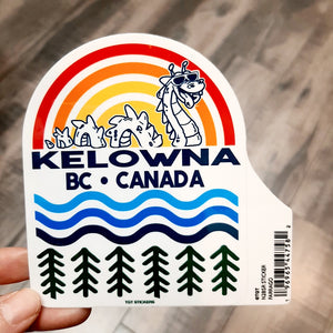 Kelowna Ogopogo Graphic Sticker