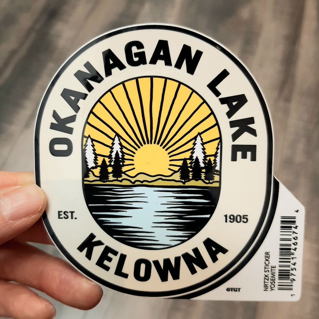 Kelowna Okanagan Lake Graphic Sticker