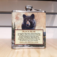 Load image into Gallery viewer, Bear Stainless Steel Graphic Flask 6OZ
