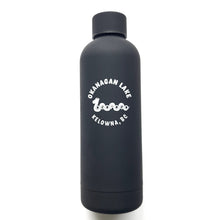 Load image into Gallery viewer, Light Weight  Insulated Stainless Steel Water Bottle Black Ogopogo Kelowna
