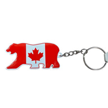 Load image into Gallery viewer, License Plate Double-Sided Keychain Bear Canada
