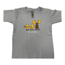 Load image into Gallery viewer, Kids T-shirt &quot;Duck Duck Moose&quot; Light Blue Kelowna
