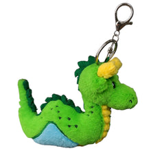 Load image into Gallery viewer, Ogopogo Stuffed Animal Zipper Keychain
