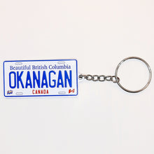 Load image into Gallery viewer, Okanagan licence plate keychain
