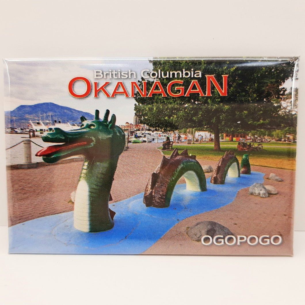 Okanagan Ogopogo statue magnet