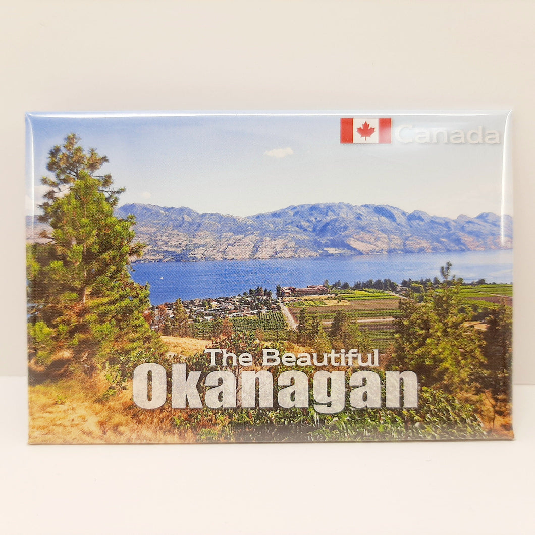 Vinyl coated Okanagan magnet