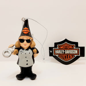 Harley Davidson Gnome Ornament