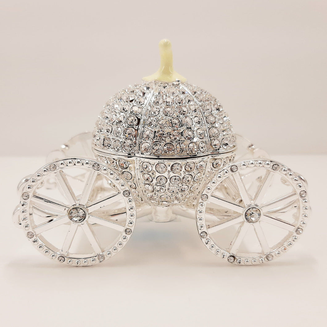 Rhinestone Jewelry box Cinderella Pumpkin