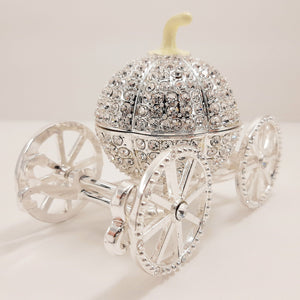 Rhinestone Jewelry box Cinderella Pumpkin