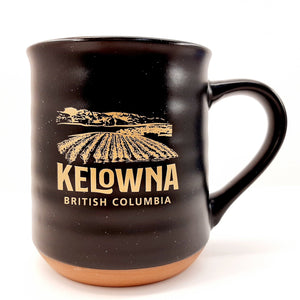 Kelowna Vine Yard Printed Mug Black