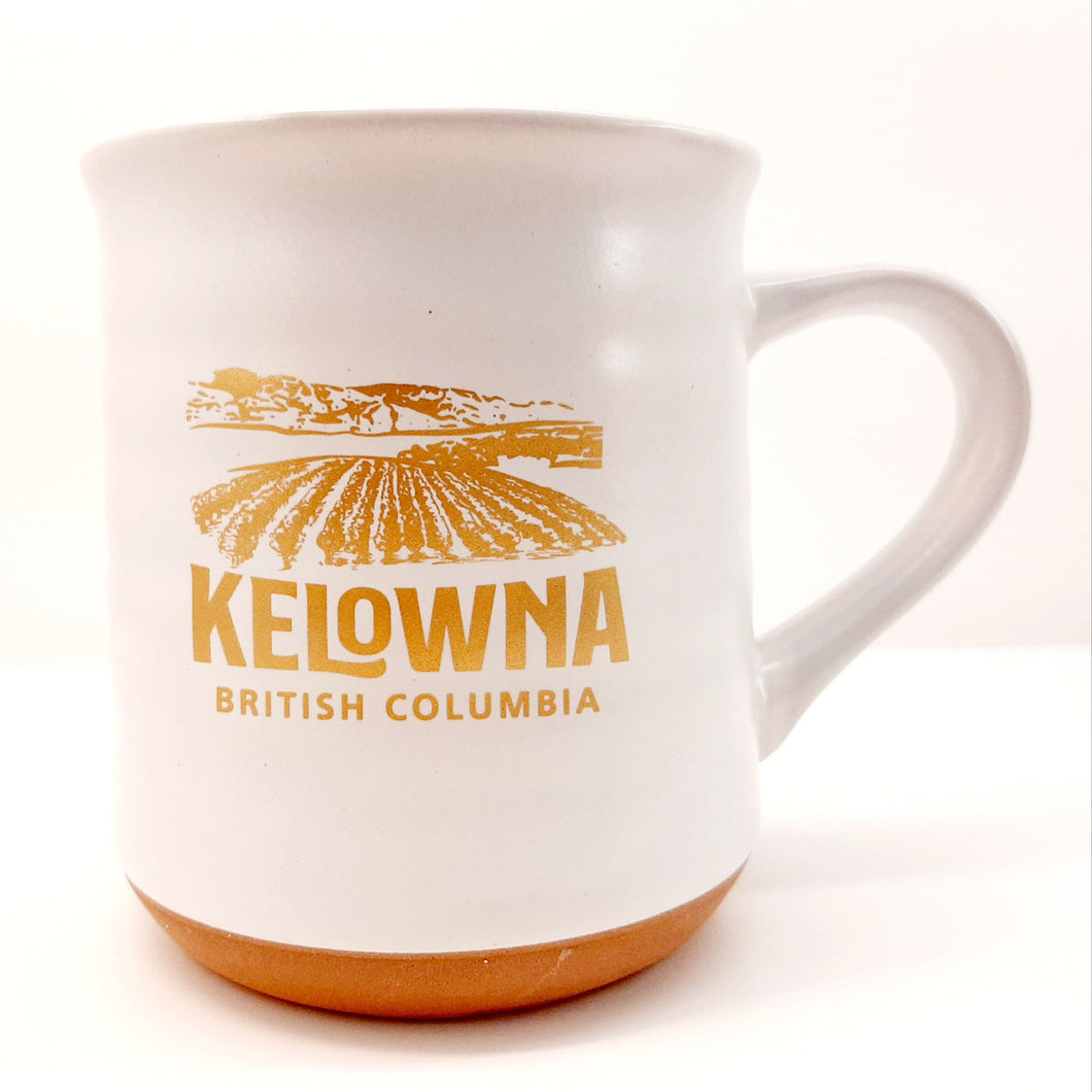 Kelowna Vine Yard Printed Mug White