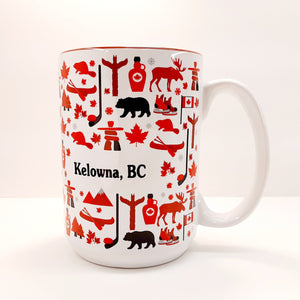 Kelowna Mug Memory of Canada