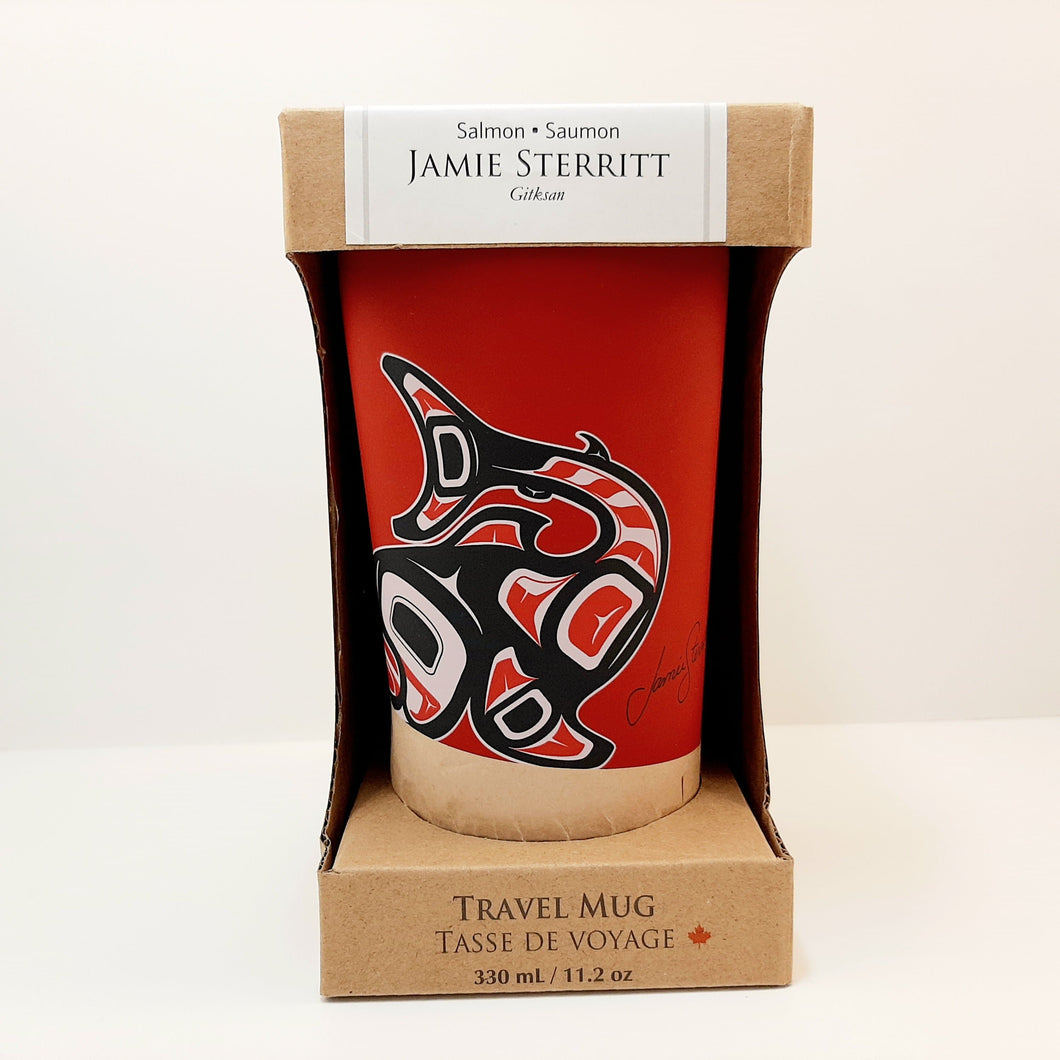 Designed Travel Mug SALMON