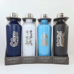Insulated  Water Bottle With Native art