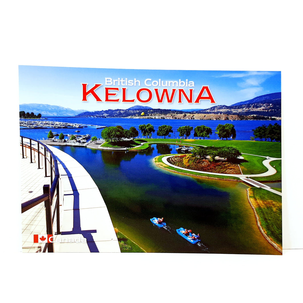 POSTCARD KELOWNA VIEW
