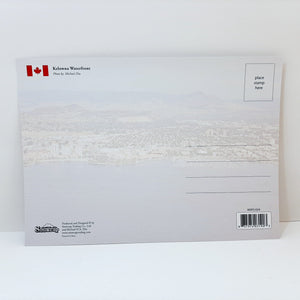 POSTCARD KELOWNA TOWN VIEW