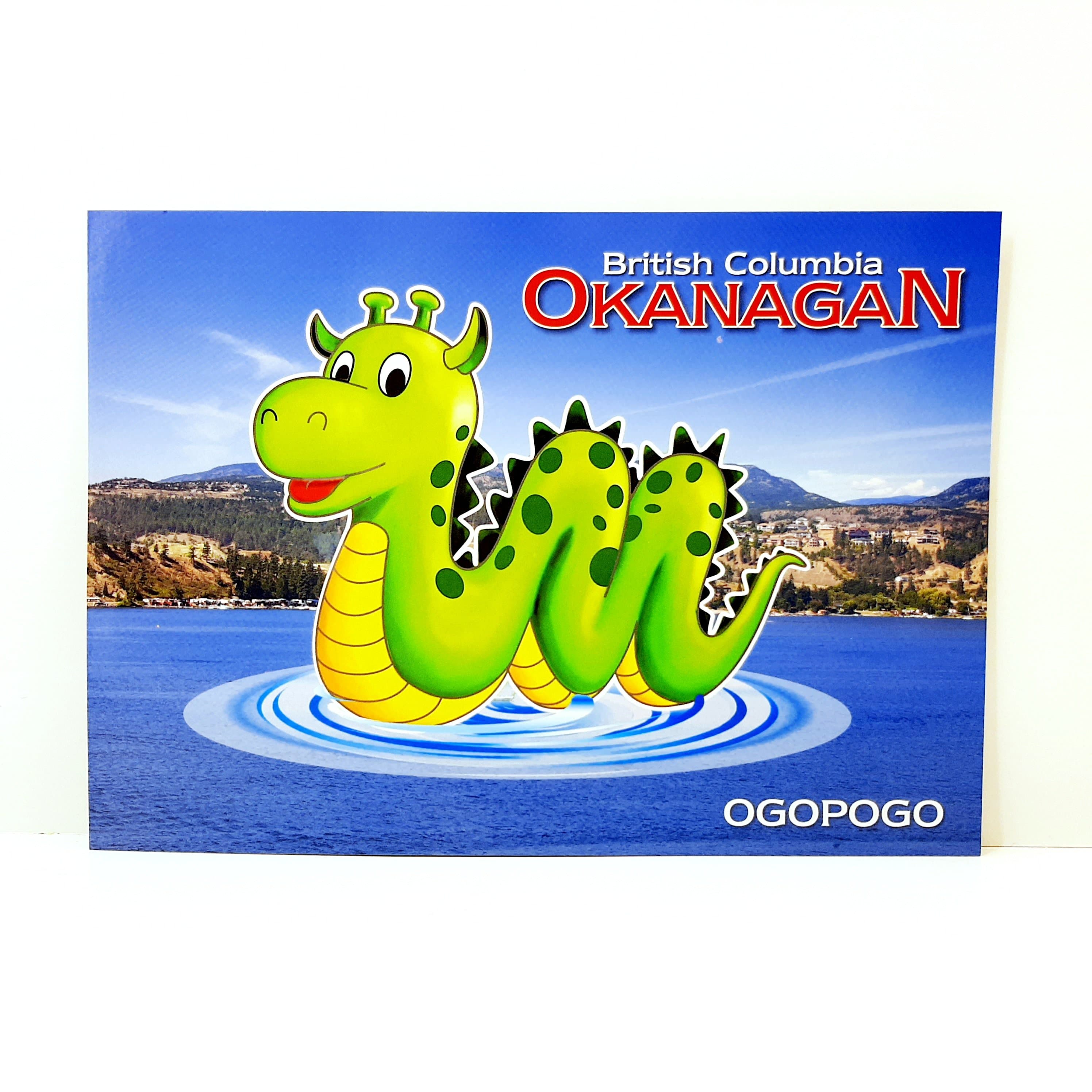 POSTCARD KELOWNA OGOPOGO ON OKANAGAN RIVER – OGOPOGO GIFTLAND KELOWNA