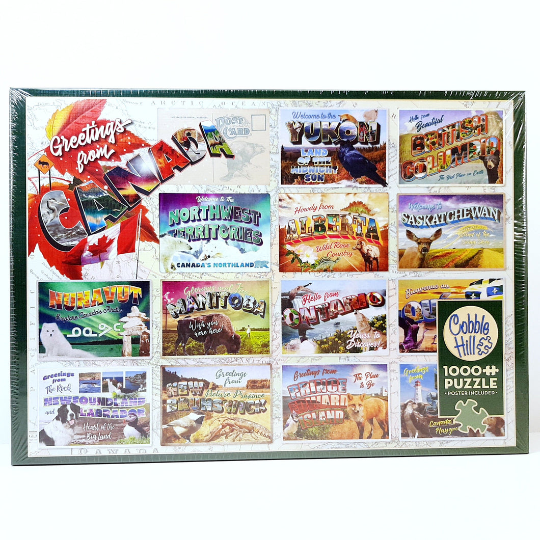 1000 PCS PUZZLE GREETINGS FROM CANADA