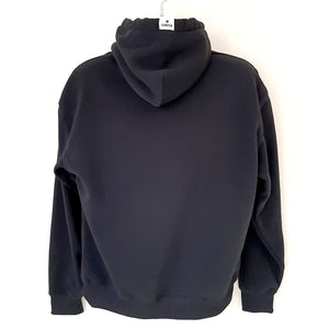 Adult Okanagan Kelowna Wine Ogopogo Apple Sun Image On Detailed Hoodie Warm Lined Black