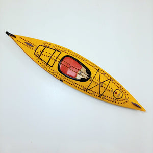 Cribbage Board Kayak Hand Painted