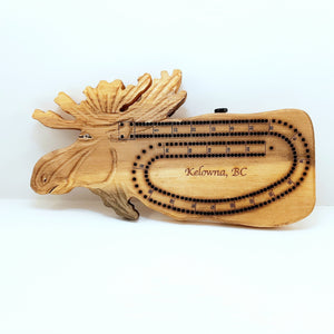 Cribbage Board Moose Crib Board