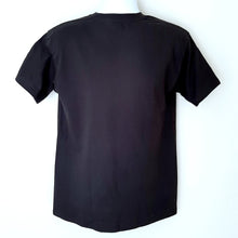 Load image into Gallery viewer, Printed Adult T-shirt Kelowna BC. Black Wolf and Aurora
