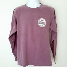 Load image into Gallery viewer, Back Printed Adult Long Sleeve Shirt &quot;LIFE IS BETTER AT THE LAKE&quot; KELOWNA Purple

