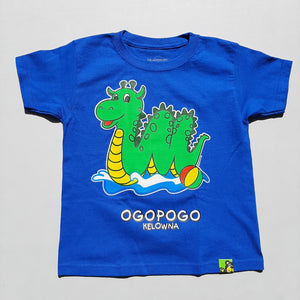 Kids Ogopogo T-shirt Blue Kelowna