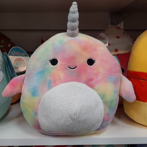 Squishmallows "8 INCH" Rainbow Narwhal Navina