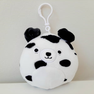 Squishmallows "Clip On" The Dalmatian Dog Dustin