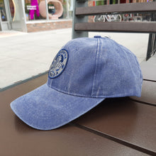 Load image into Gallery viewer, Adult Desined Patch On Cap Kelowna Canada Washed Blue
