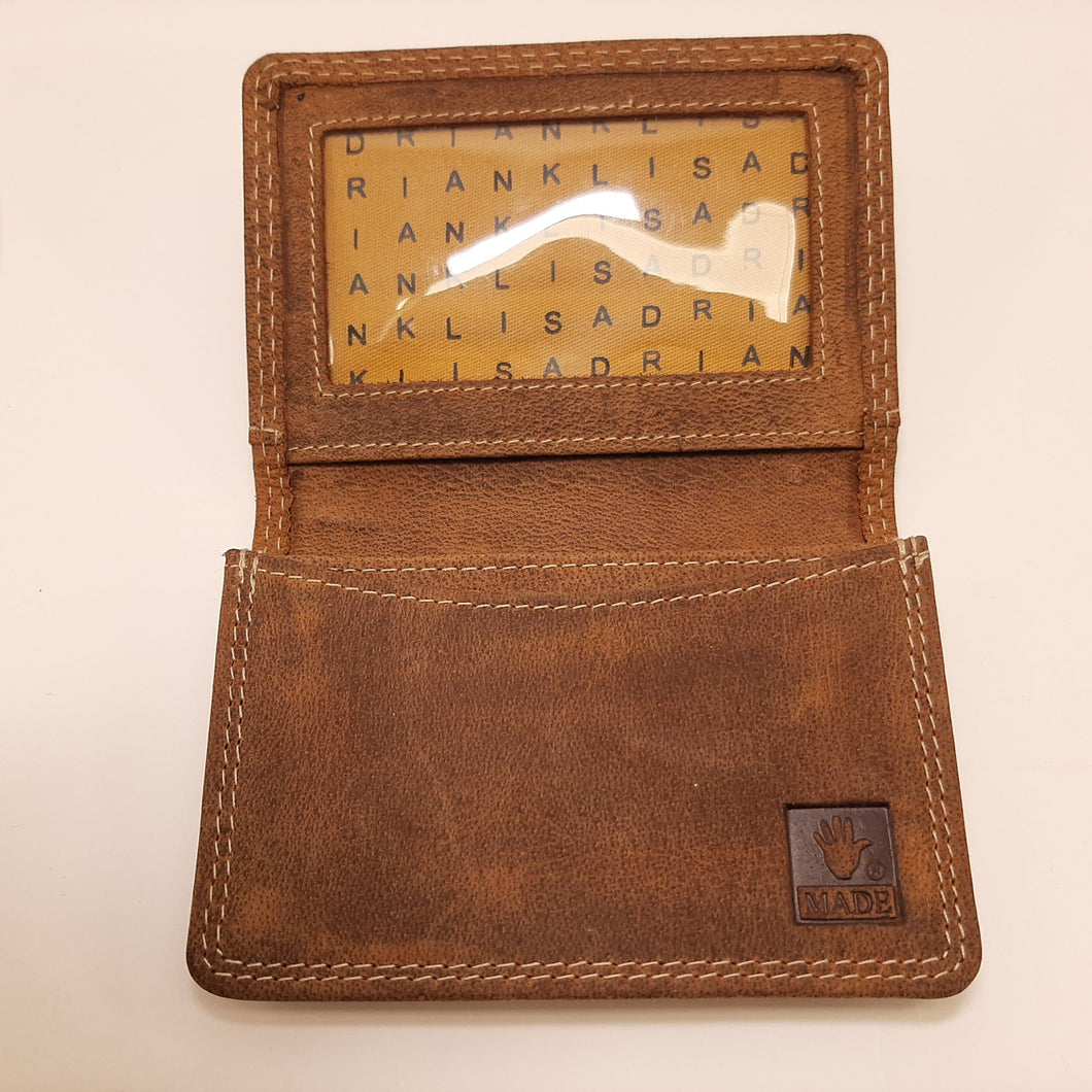 Adrian Klis Buffalo Leather Wallet Purse Card Holder #223