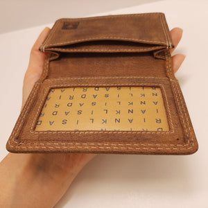 Adrian Klis Buffalo Leather Wallet Purse Card Holder #223