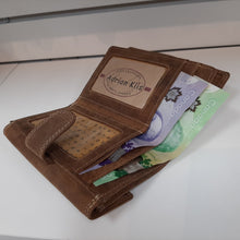 Load image into Gallery viewer, Adrian Klis Buffalo Leather Wallet Purse Card Holder #203
