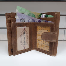 Load image into Gallery viewer, Adrian Klis Buffalo Leather Wallet Purse Card Holder #203
